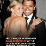 Kelly Ripa, 53, Bared Her Underwear in a Sheer Dress Next to Her Husband at the Oscars