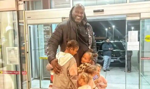 Shaq surprises family of 11 with two new cars but his generosity doesn’t end there