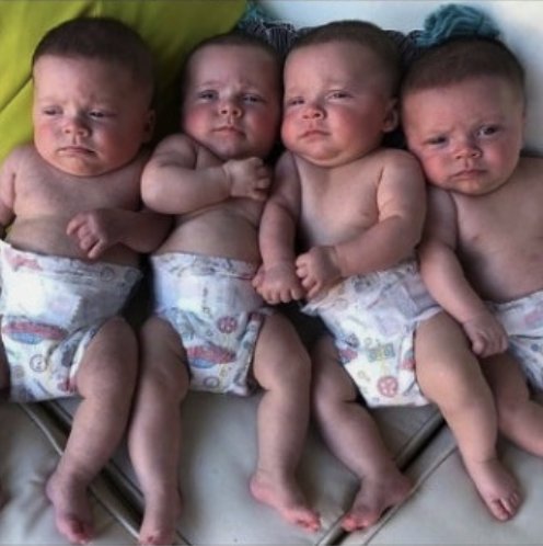 Mom delivers identical quadruplets during pandemic – and they’re beautiful