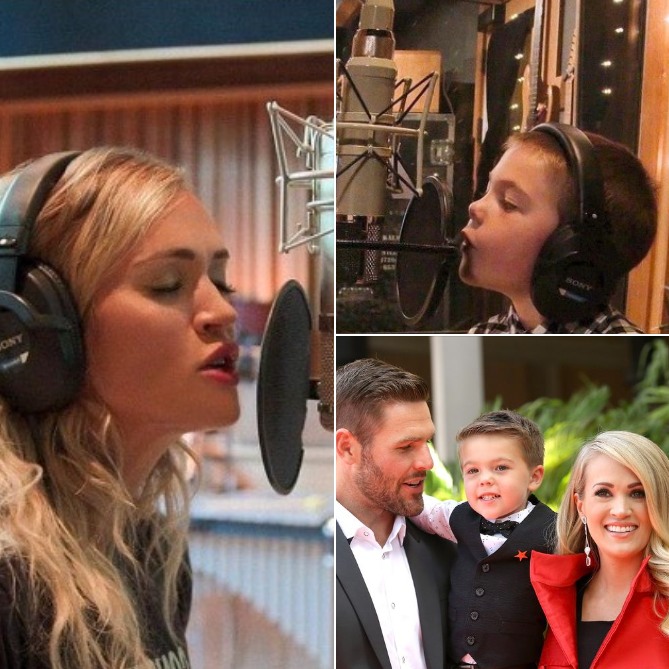 Carrie Underwood and 5-year-old son deliver heartwarming rendition of “The Little Drummer Boy” in charming duet