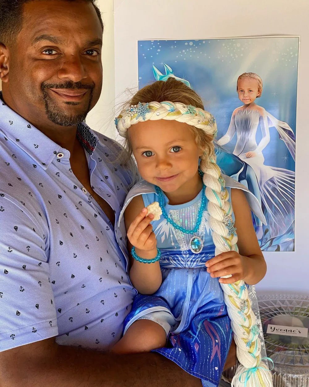 Alfonso Ribeiro, star of “Fresh Prince,” posts a heartbreaking picture of his daughter one day before her fourth birthday