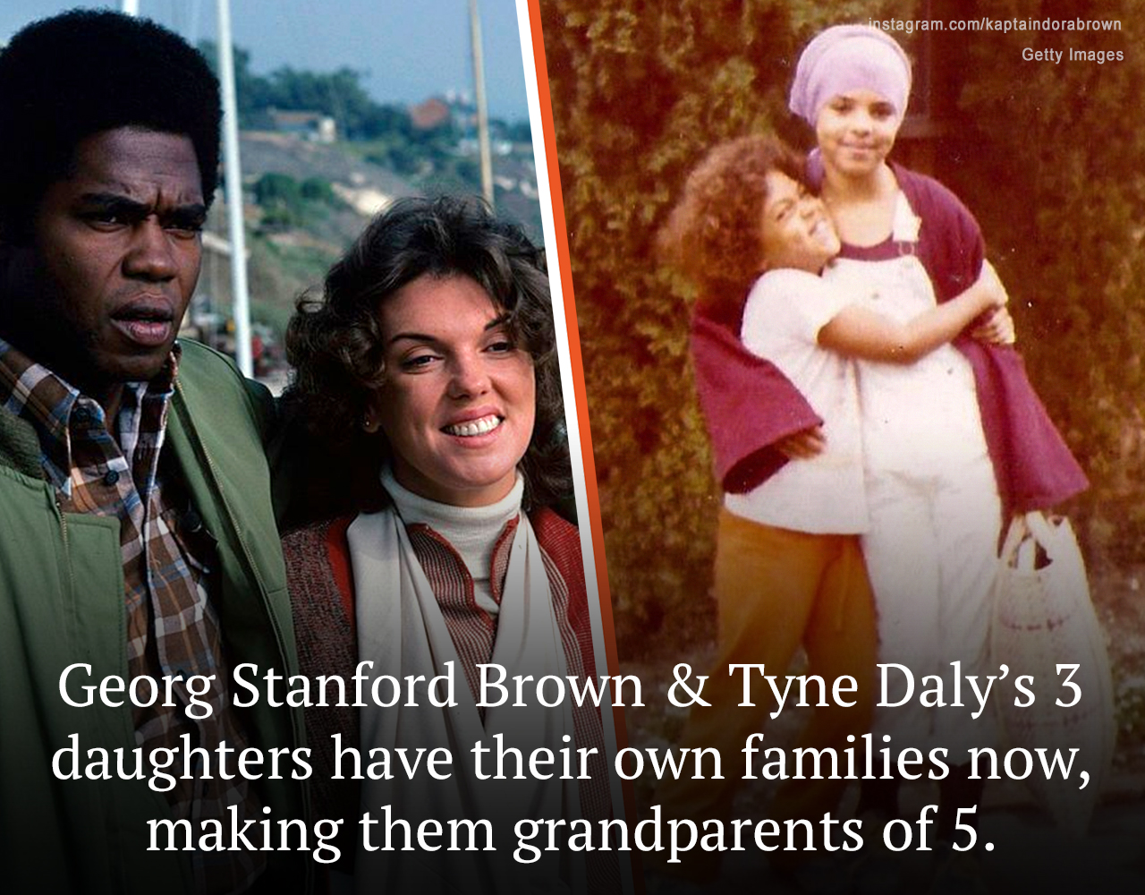 When “Cagney and Lacey” actress Tyne Daly married her husband George Stanford Brown, they were both aware it would be a controversial union