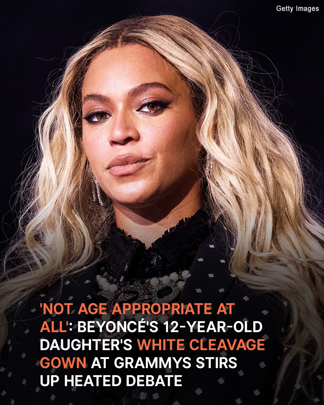 ‘Not Age Appropriate’: Beyoncé’s 12-Year-Old Daughter’s Off-the-Shoulder Dress at the 2024 Grammys Sparks Reactions