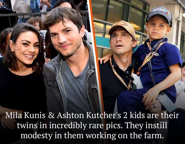 6-year-old Dimitri Portwood is rarely seen next to his parents yet he always amazes people with his resemblance to his dad Ashton Kutcher. Meanwhile, 8-year-old Wyatt Isabelle is adorably her mom Mila Kunis’ twin.