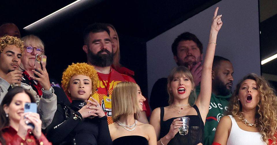 NFL fans dub Taylor Swift ‘bad role model’ after she appears on jumbotron during Super Bowl LVIII halftime