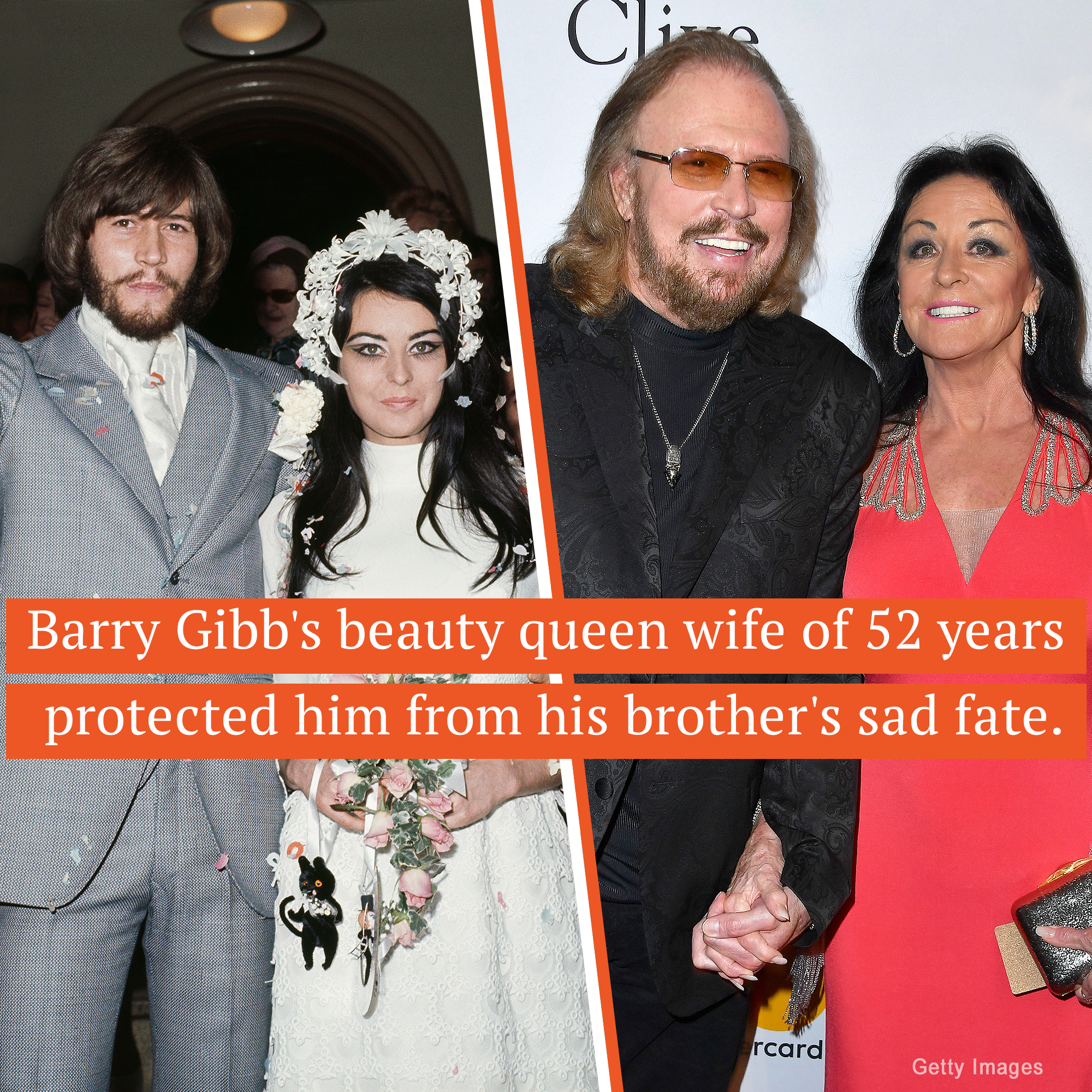 “When we first saw each other, I thought it was love at first sight; I thought then, ‘That is the woman I am going to spend the rest of my life with,’” recalled The Bee Gees member Barry Gibbs on his first meeting with Linda Gray who was Miss Edinburgh.