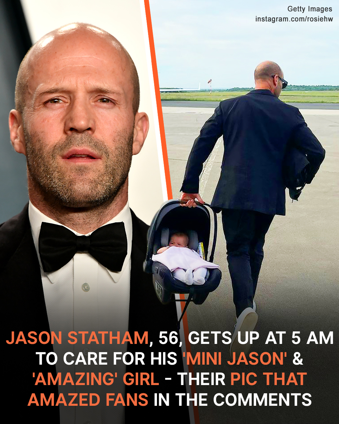 Hollywood handsome Jason Statham, 56, is a “very hands-on” dad to his son and daughter, whom he keeps out of the public eye.