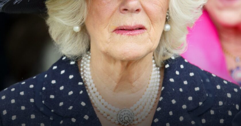 Queen Camilla Sparks Reactions as She Steps Out in Blue Outfit with Gloved Hands after a Break from Duties