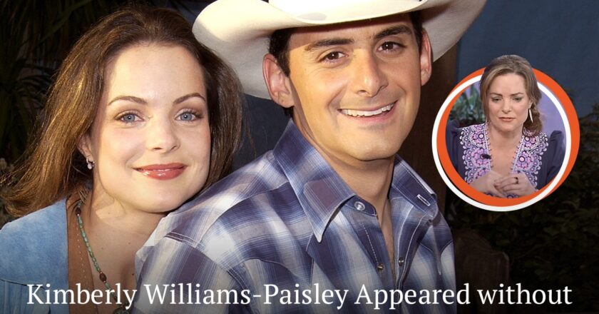 Kimberly Williams-Paisley Appeared without Wedding Ring & Lost Her Voice before 20th Anniversary with Brad