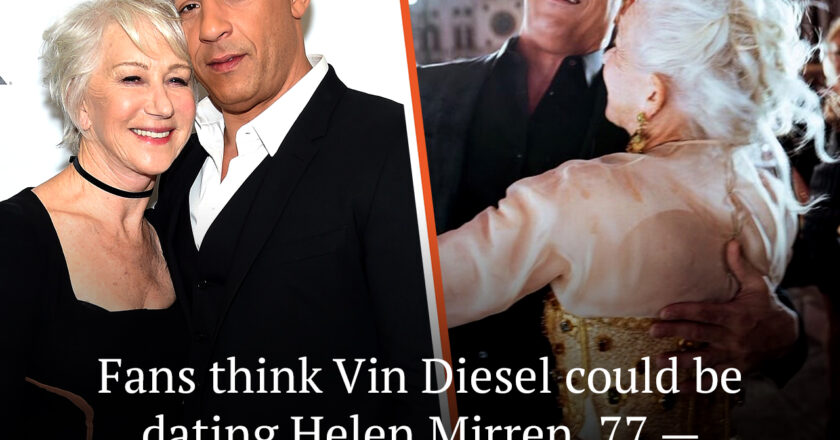 Hollywood stars Vin Diesel, 55, and Helen Mirren, 77, have formed an unexpected and surprising friendship