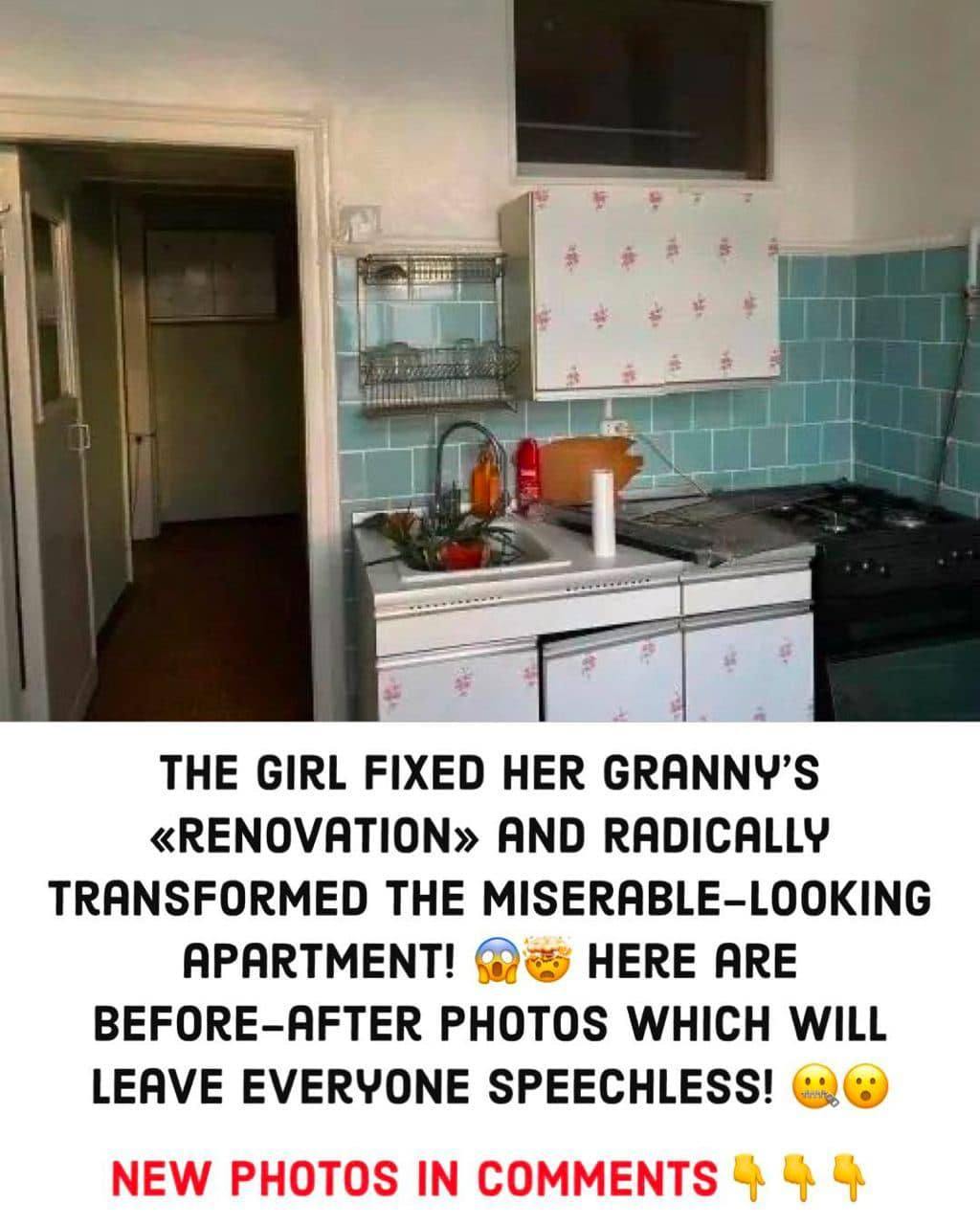 The incredible transformation of this granny’s house by her granddaughter let no one remain indifferent