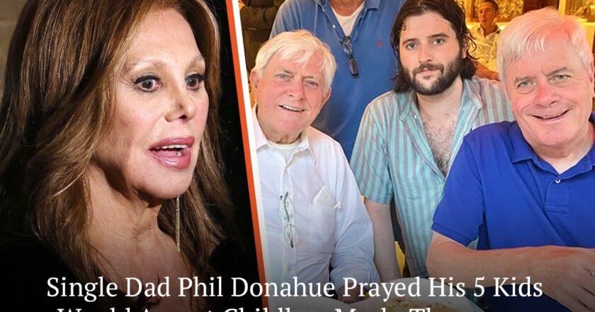Single Dad Phil Donahue Prayed 5 Kids Would Accept Childless Marlo Thomas in the Family — At First It Was a ‘Disaster’
