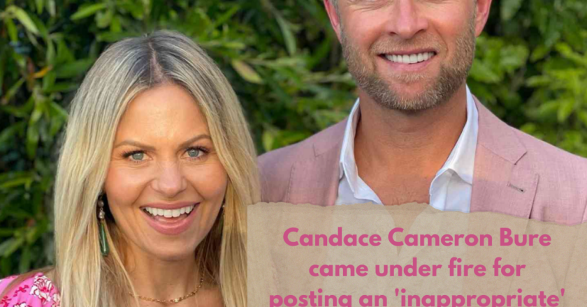 Candace Cameron Bure refuses to back down in the face of criticism over her “inappropriate” photos with her husband